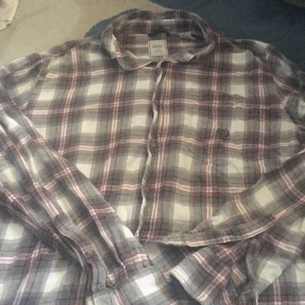 Men’s chaps flannel Button-down size large